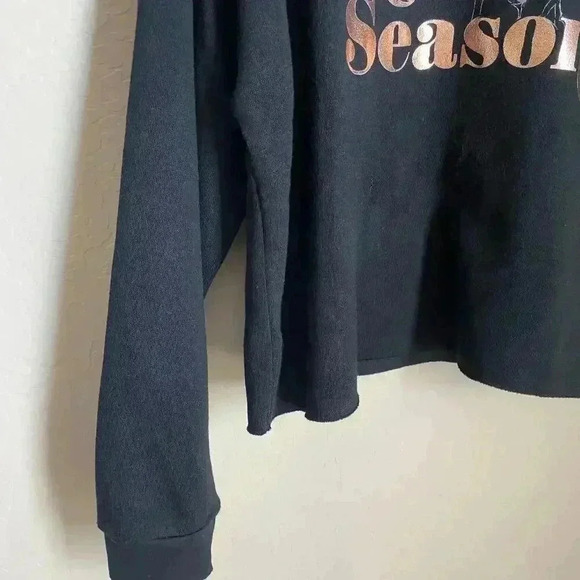 BP Fizz The Season Graphic Sweatshirt Black - Picture 3 of 8